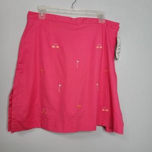 12 Allyson Whitmore Golf Pink skort shorts AA